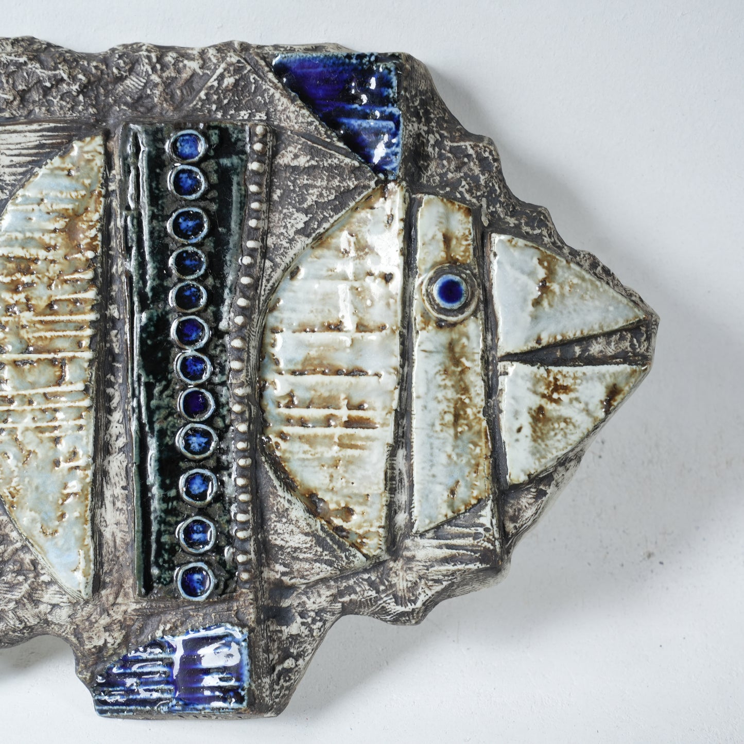 希少 リサ・ラーソン グスタフスベリ 150点限定 魚（Fisk）の陶板 - 3