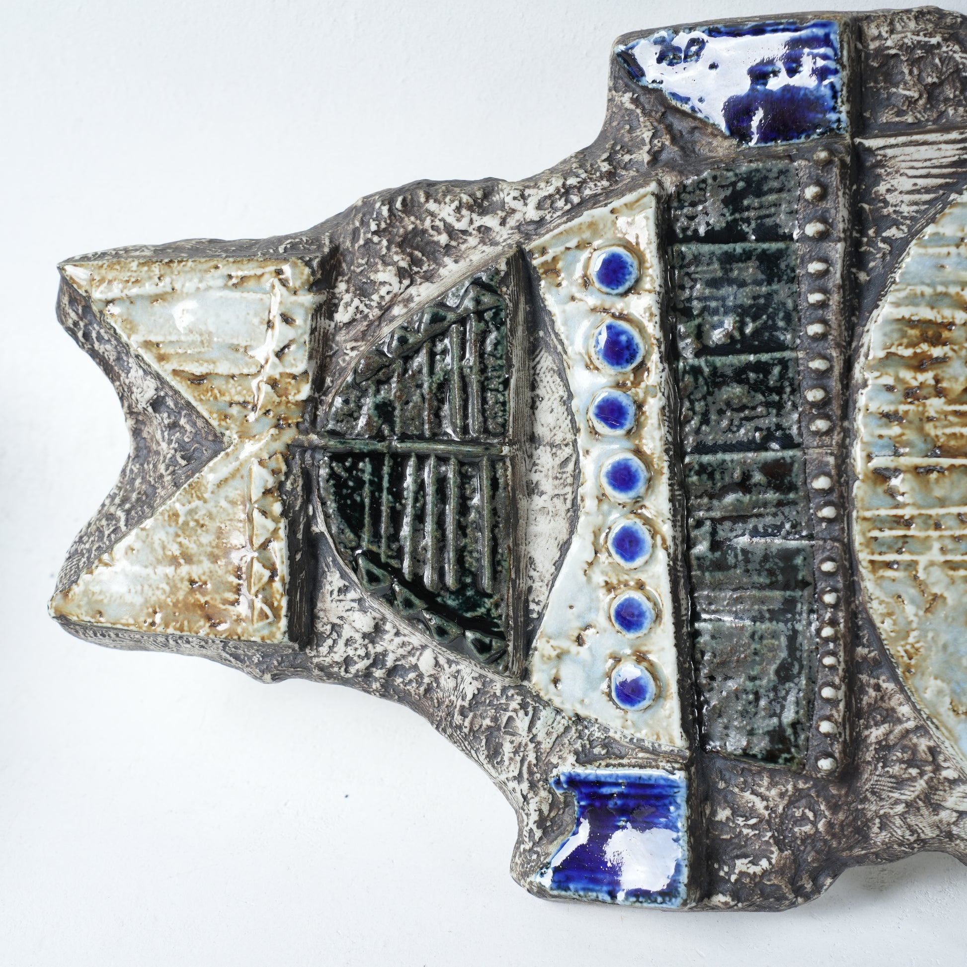 希少 リサ・ラーソン グスタフスベリ 150点限定 魚（Fisk）の陶板 - 5