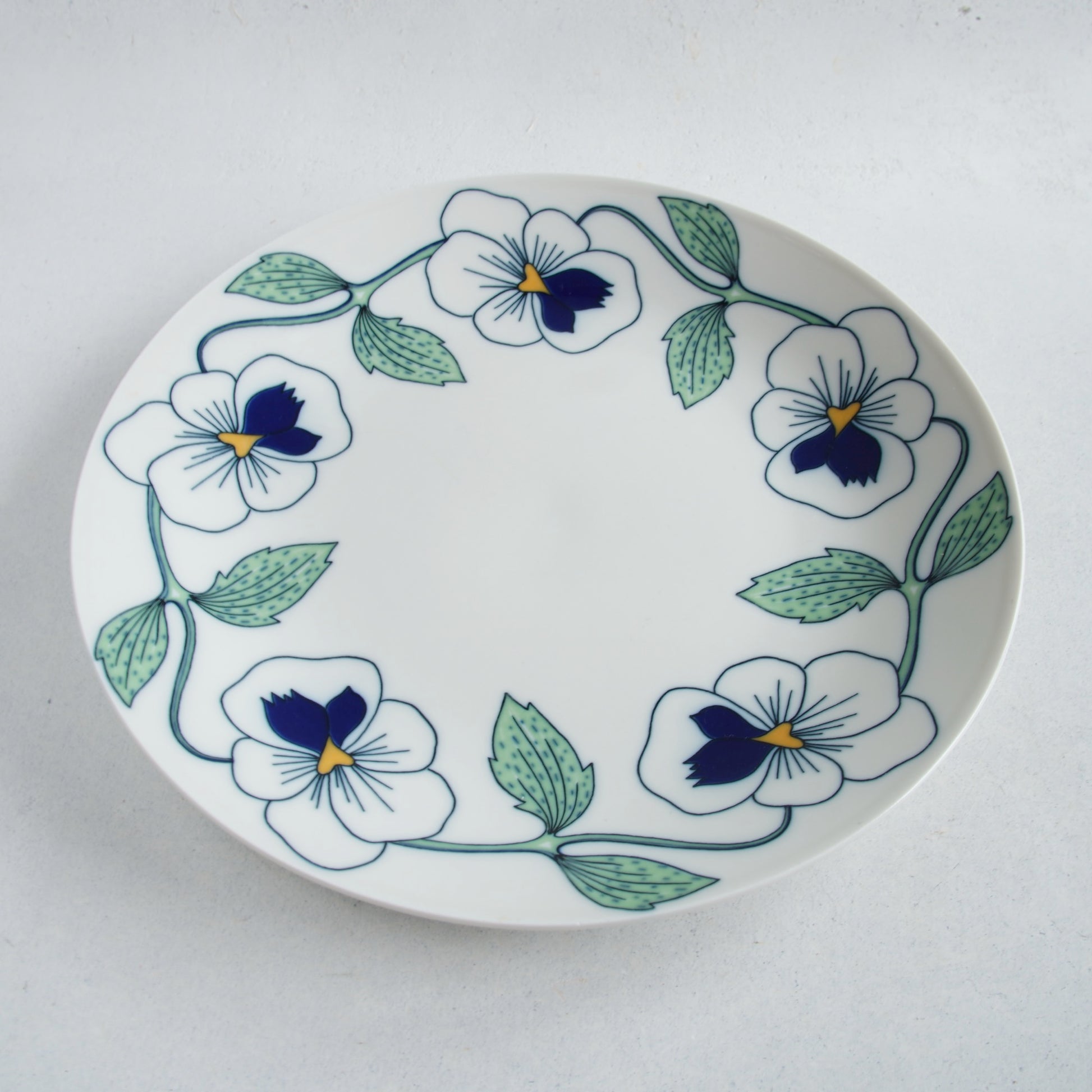 ロールストランド シルビア（Sylvia）24cmディナープレート - バックスタンプ・裏印