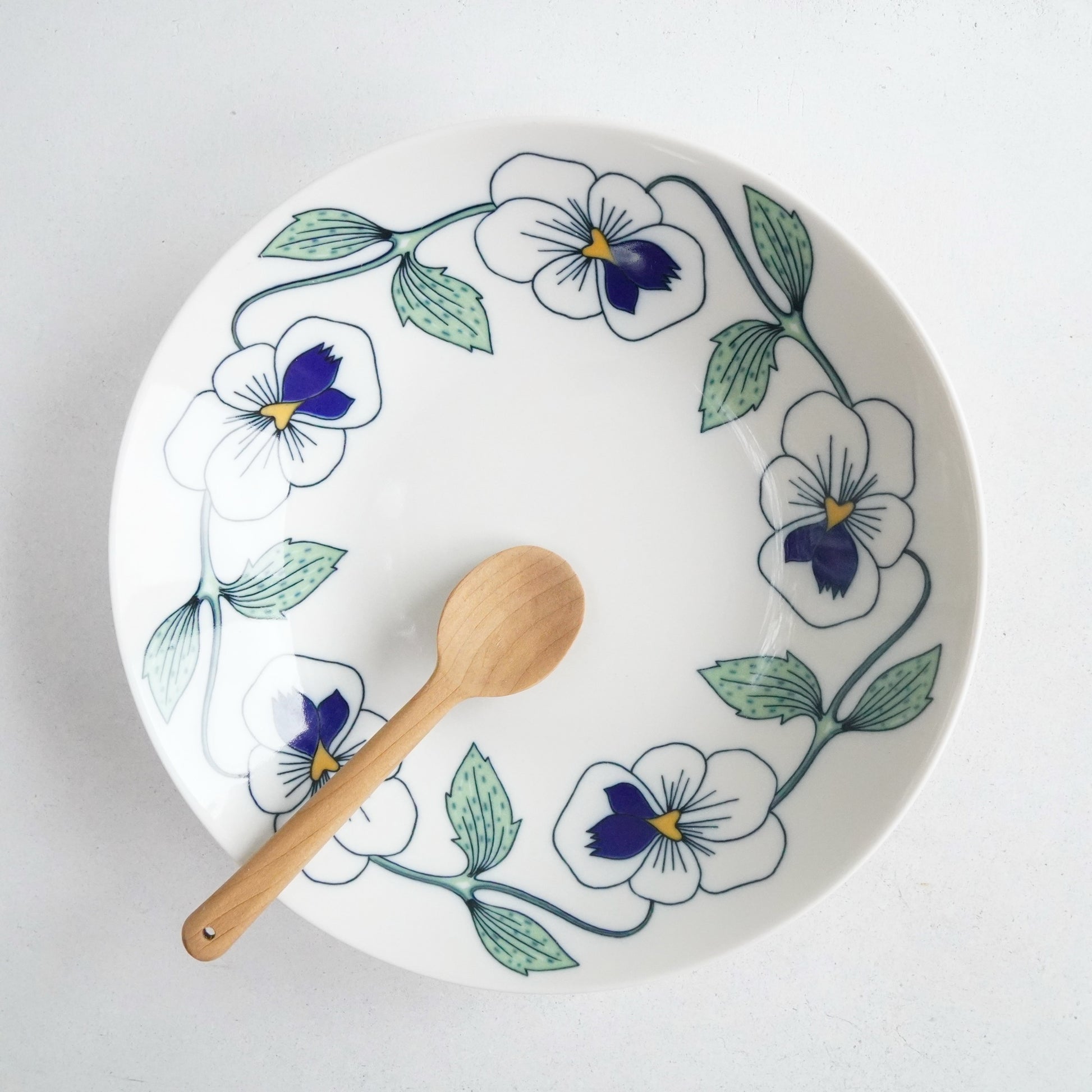 極美品 ロールストランド（Rorstrand）シルビア（Sylvia）深皿 パスタ皿 スープ皿 - デザイン・柄の詳細