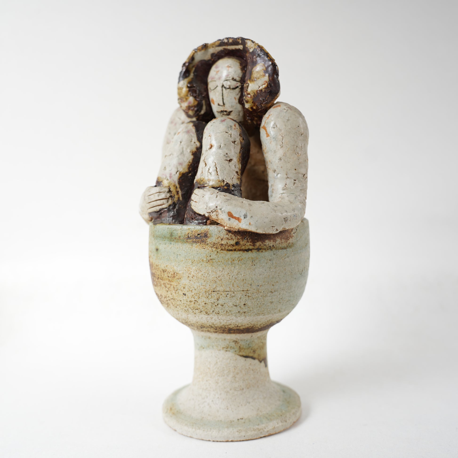 希少 リサ・ラーソン 傑作ヴィンテージ ユニークピース 入浴する女性 - 13