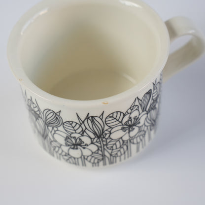 訳あり品 アラビア（ARABIA）クロッカス（Krokus）コーヒーカップ＆ソーサー - ディテール 8