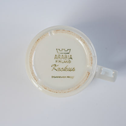 訳あり品 アラビア（ARABIA）クロッカス（Krokus）コーヒーカップ＆ソーサー - ディテール 13