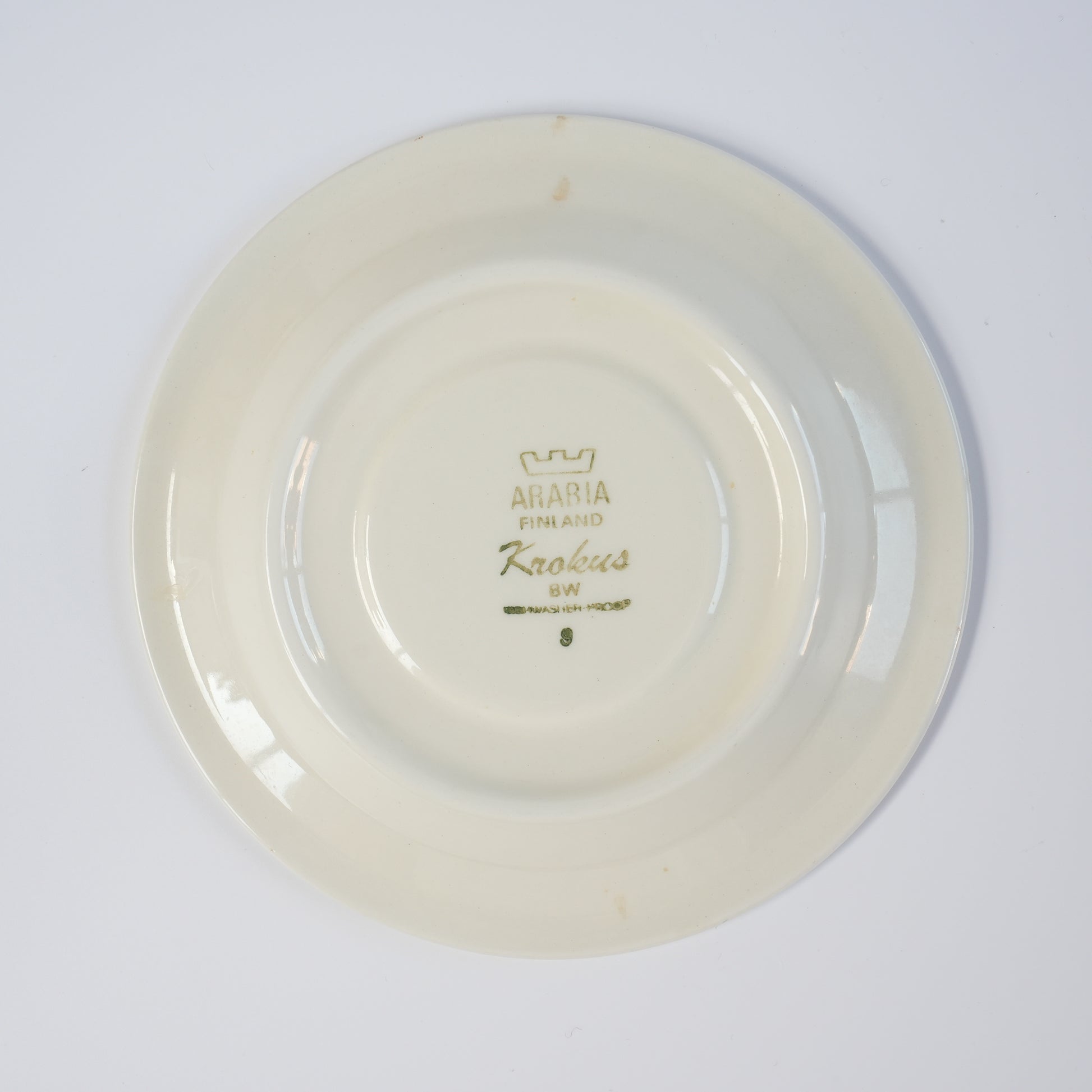 訳あり品 アラビア（ARABIA）クロッカス（Krokus）コーヒーカップ＆ソーサー - ディテール 15