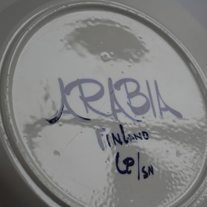 ARABIA バレンシア（Valencia）特大36cmプレート 裏面（バックスタンプ）