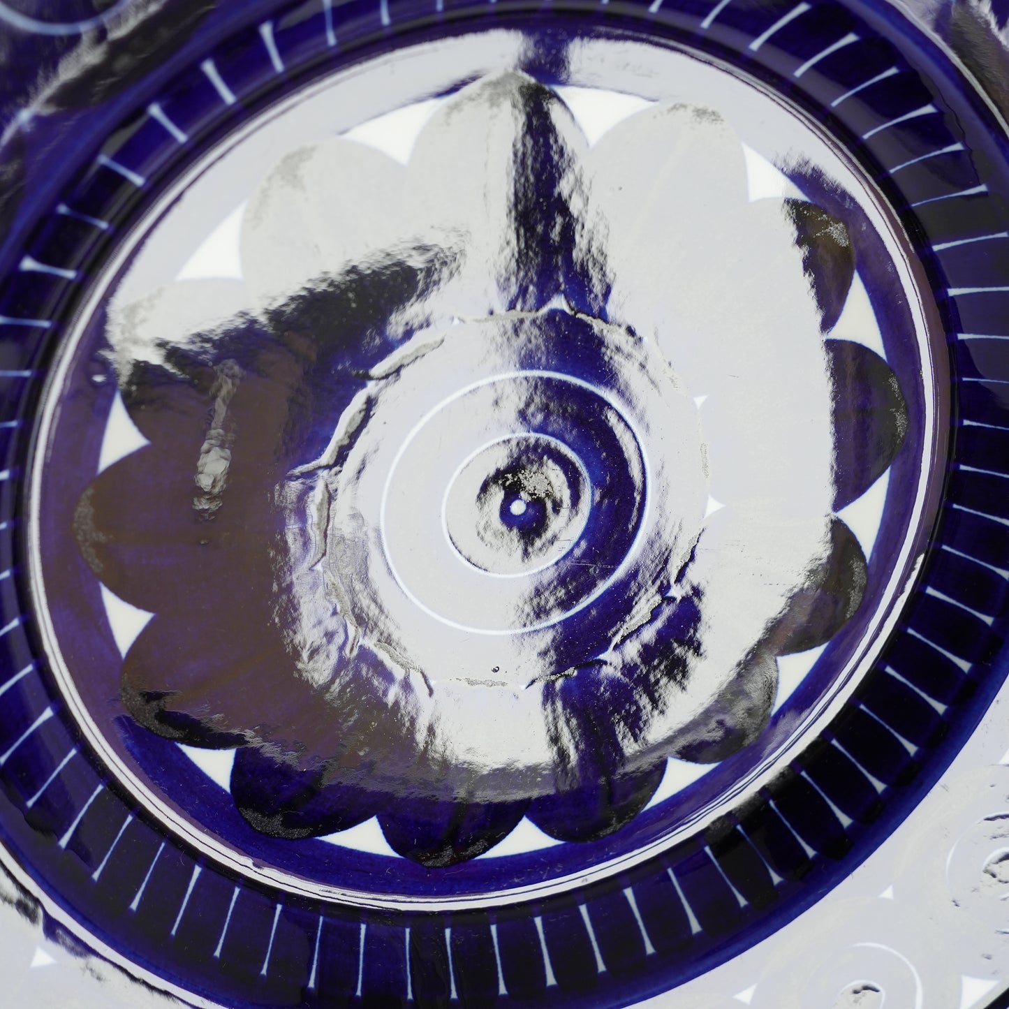 ARABIA バレンシア（Valencia）特大36cmプレート - バックスタンプ・裏印