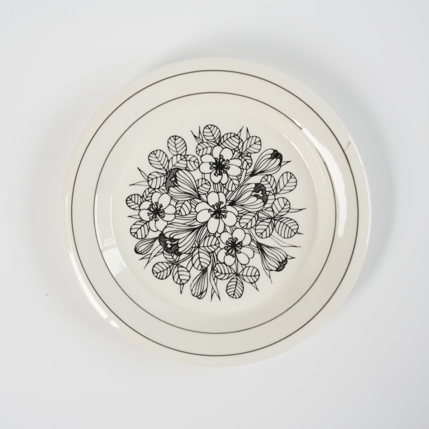 アラビア（ARABIA）クロッカス（Krokus）17cmプレート - 全体像