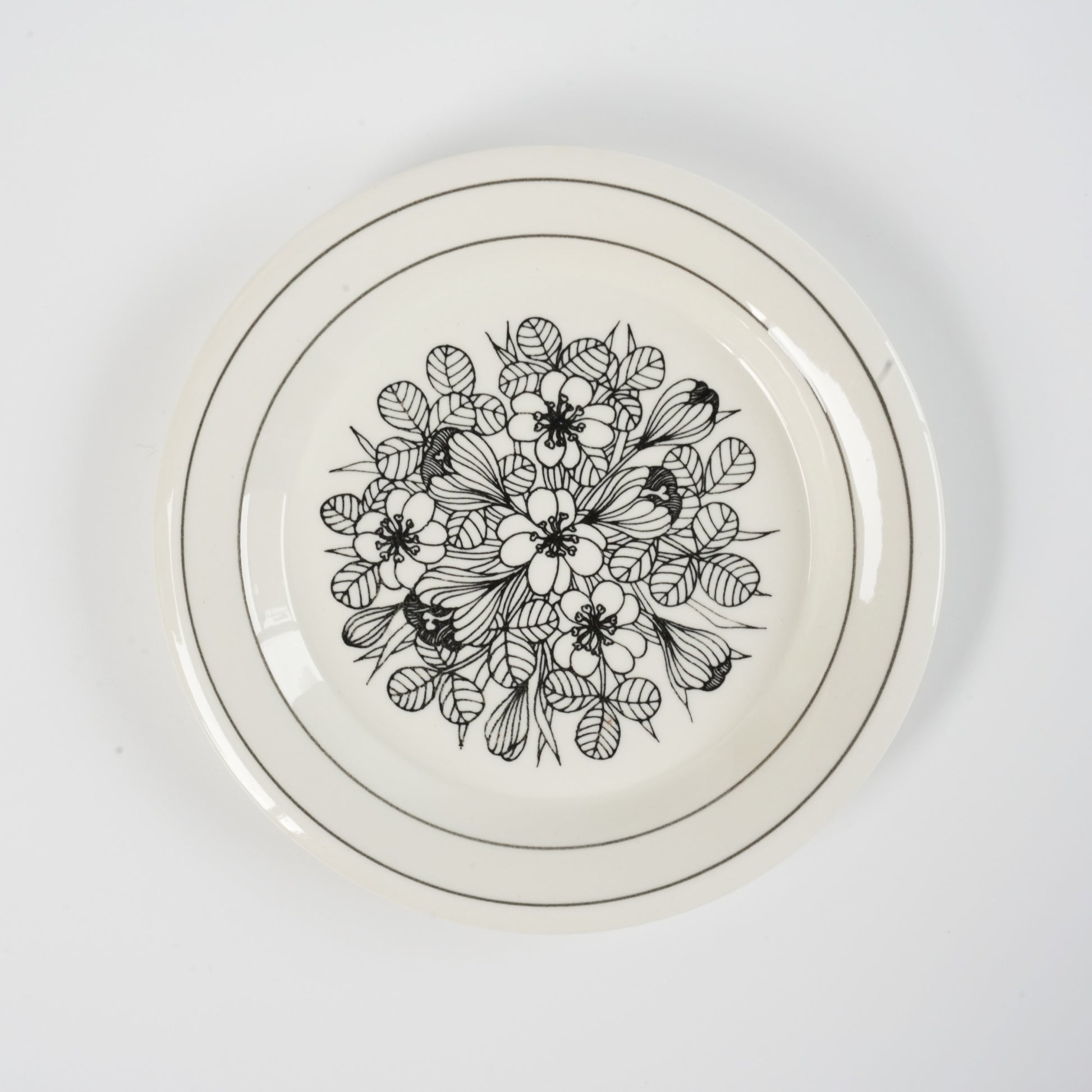 アラビア（ARABIA）クロッカス（Krokus）17cmプレート - 全体像