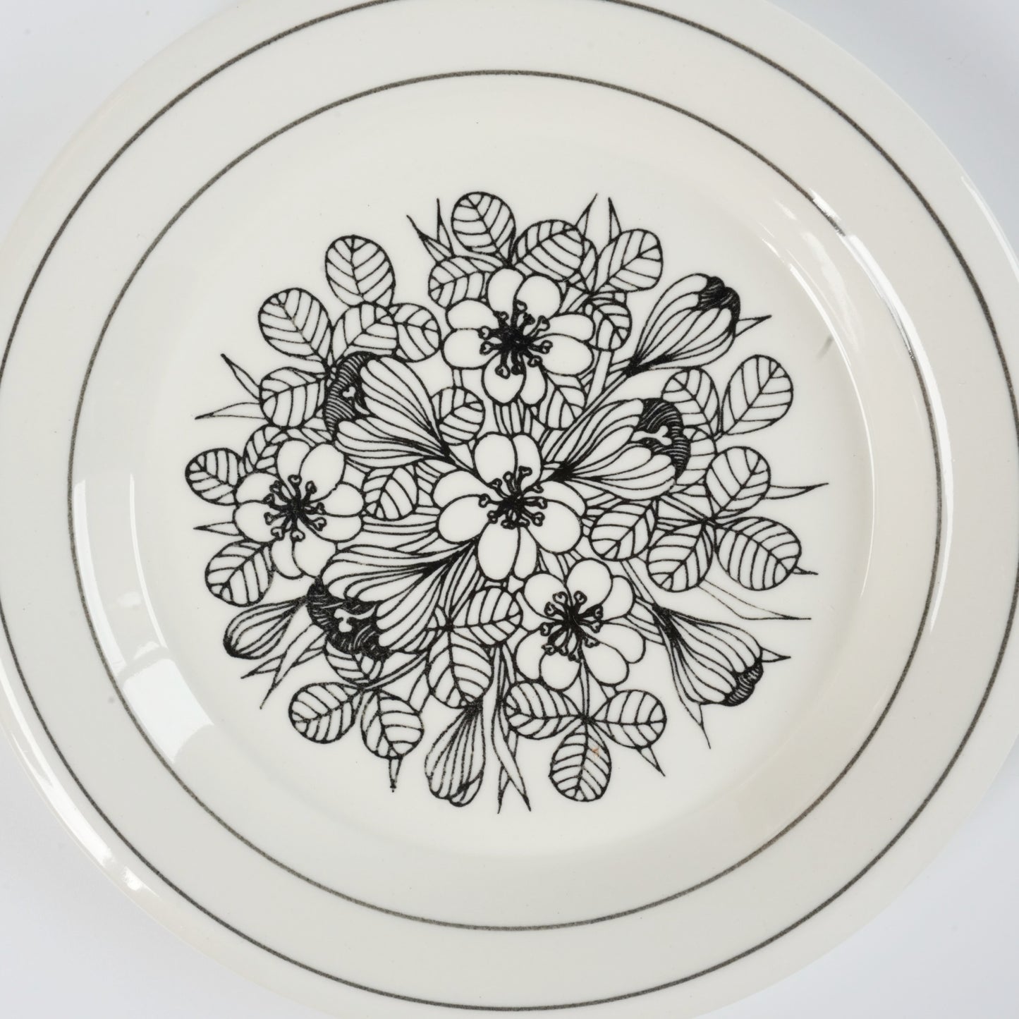 アラビア（ARABIA）クロッカス（Krokus）17cmプレート - デザイン・柄の詳細