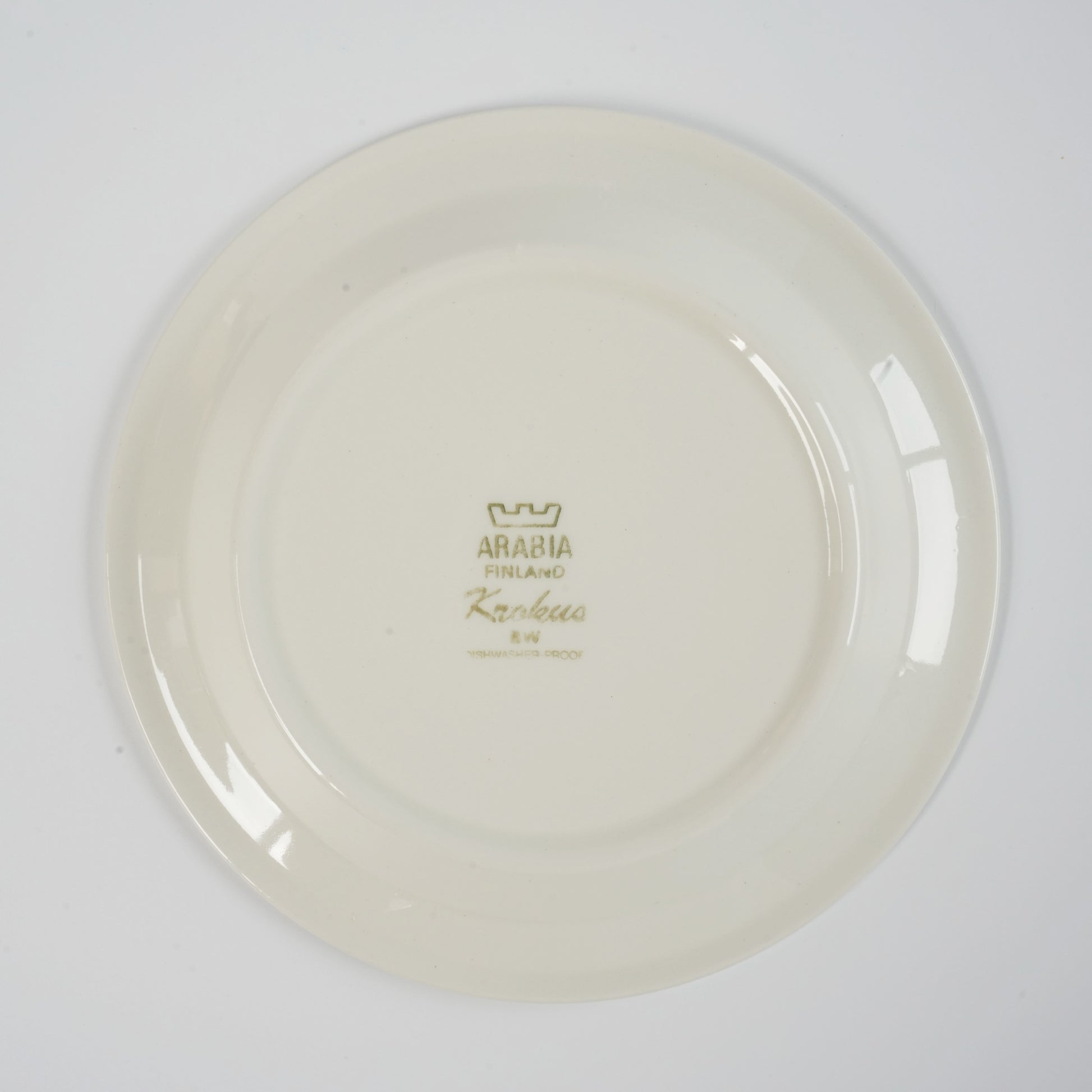 アラビア（ARABIA）クロッカス（Krokus）17cmプレート - 側面