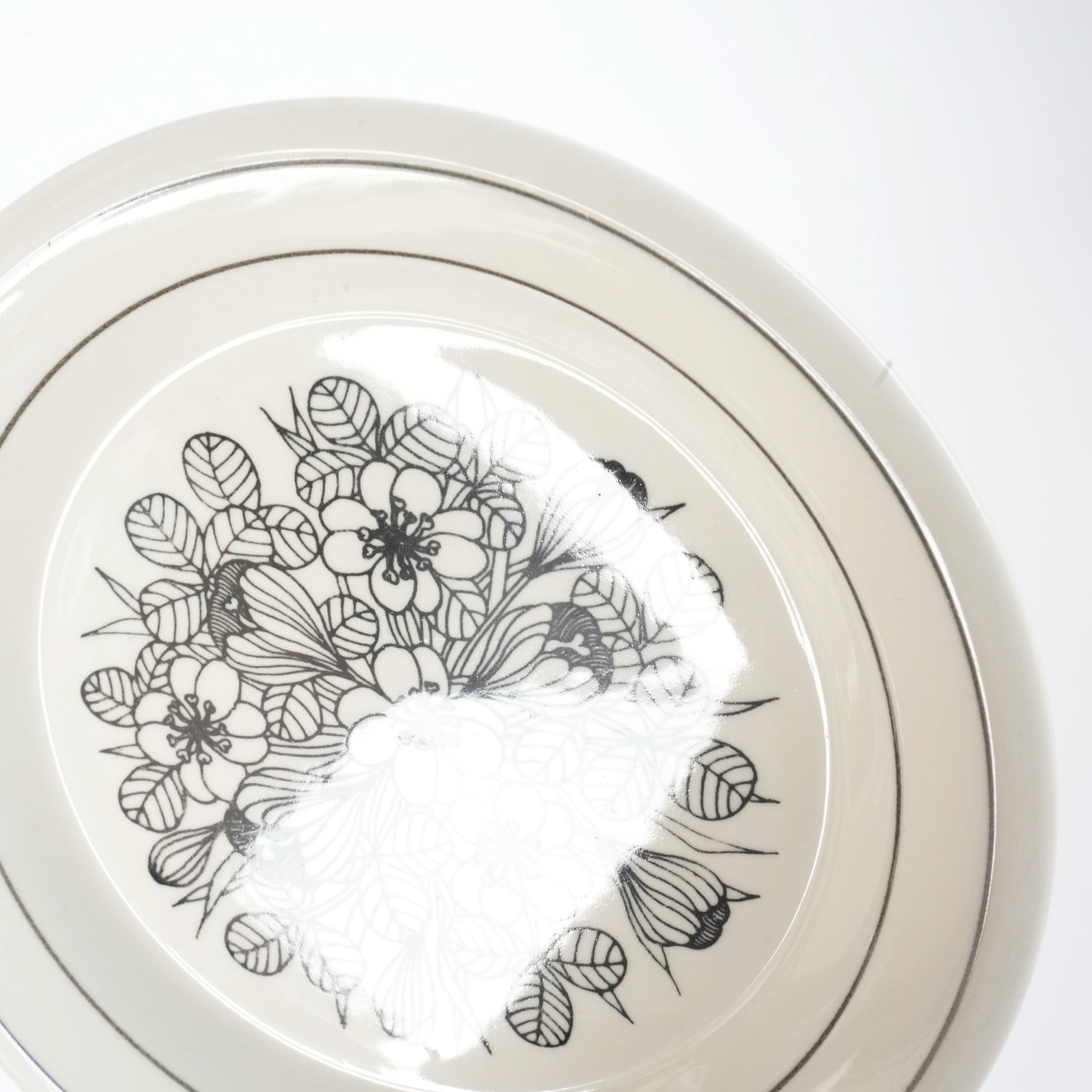 アラビア（ARABIA）クロッカス（Krokus）17cmプレート 裏面（バックスタンプ）