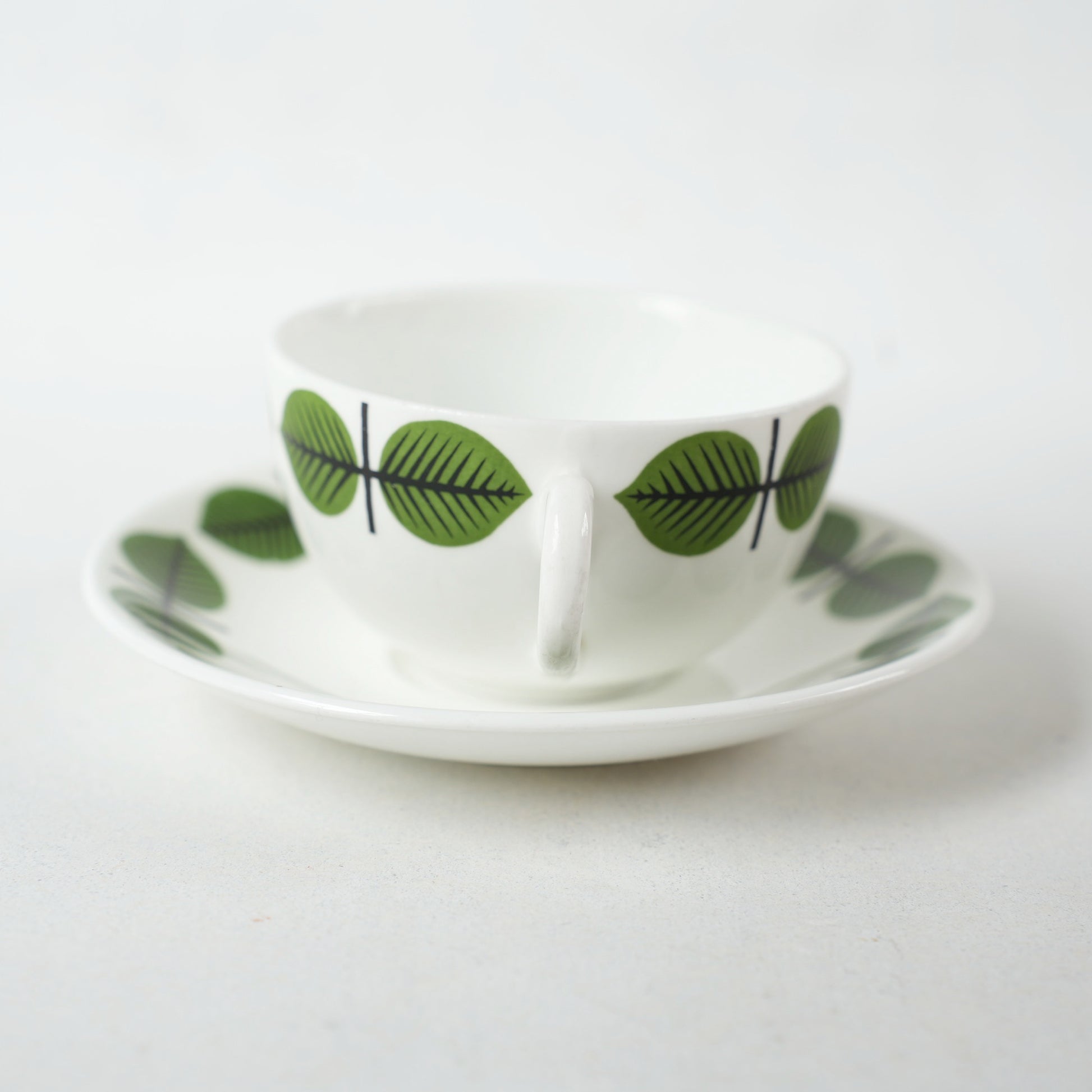 グスタフスベリ ベルサ（Berså）ヴィンテージ コーヒーカップ＆ソーサー - 4