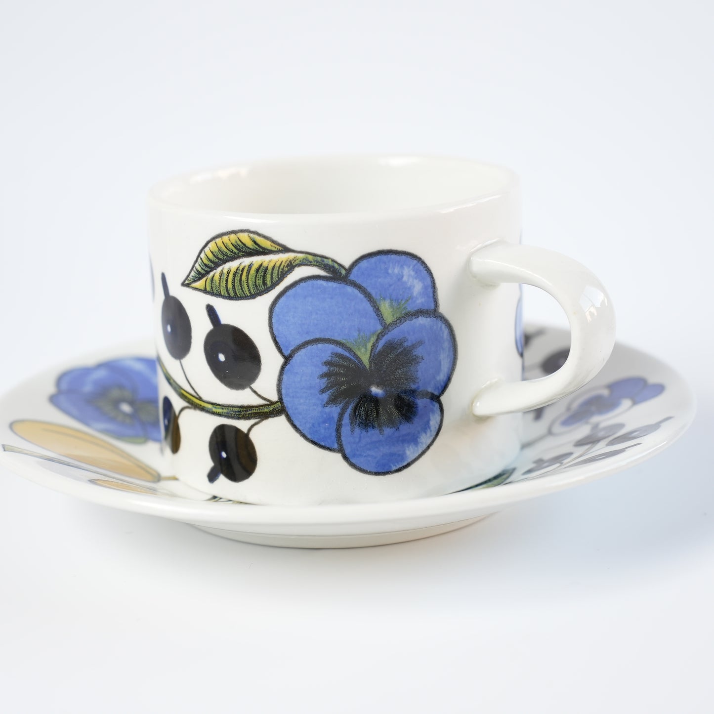 訳あり品【ヴィオラロゴ】アラビア（ARABIA）パラティッシ（Paratiisi）ティーカップ＆ソーサー - 4