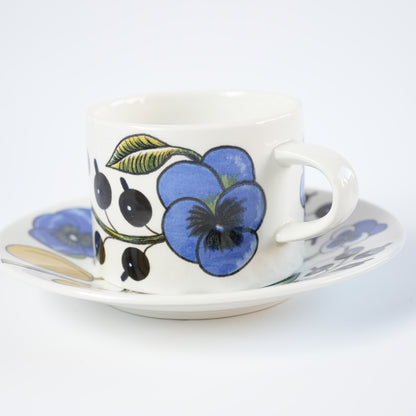 訳あり品【ヴィオラロゴ】アラビア（ARABIA）パラティッシ（Paratiisi）ティーカップ＆ソーサー - 4