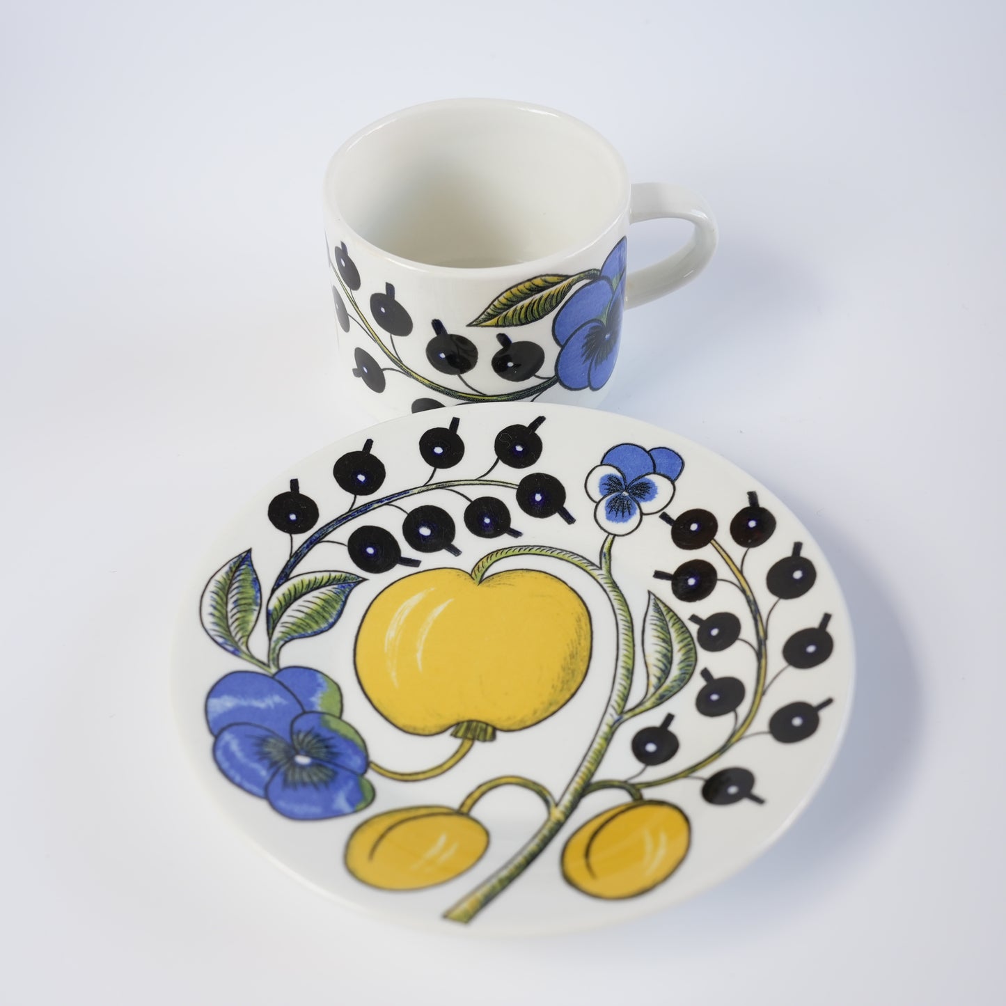 訳あり品【ヴィオラロゴ】アラビア（ARABIA）パラティッシ（Paratiisi）ティーカップ＆ソーサー - 11