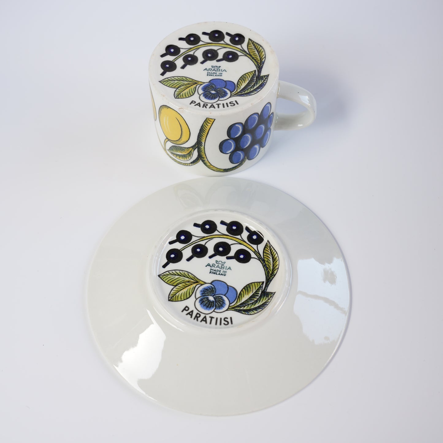 訳あり品【ヴィオラロゴ】アラビア（ARABIA）パラティッシ（Paratiisi）ティーカップ＆ソーサー - 14