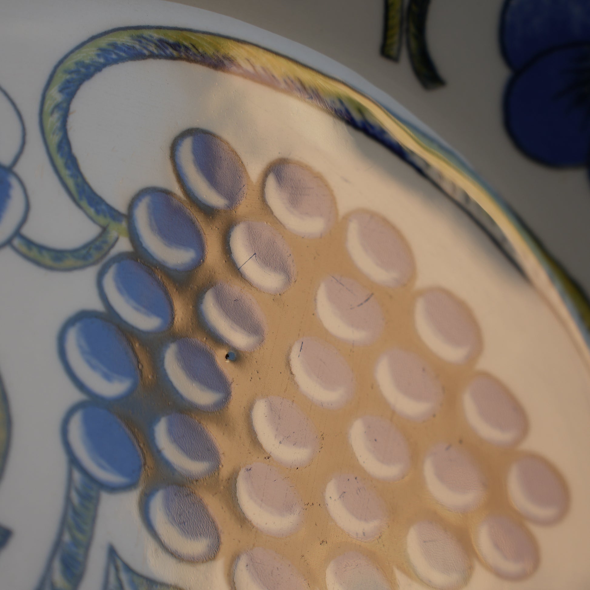 希少【ヴィオラロゴ】 ARABIA（アラビア）パラティッシ 特大オーバルプレート36cm - 11