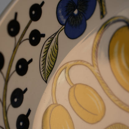 希少【ヴィオラロゴ】 ARABIA（アラビア）パラティッシ 特大オーバルプレート36cm - 12