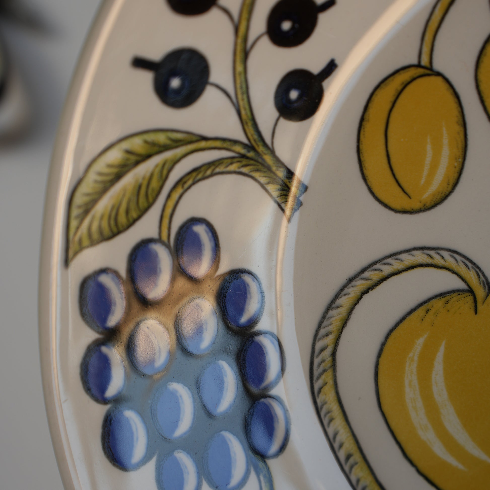 希少【ヴィオラロゴ】 ARABIA（アラビア）パラティッシ 特大オーバルプレート36cm - 14