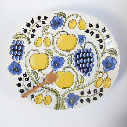 希少【ヴィオラロゴ】 ARABIA（アラビア）パラティッシ 特大オーバルプレート36cm - 2