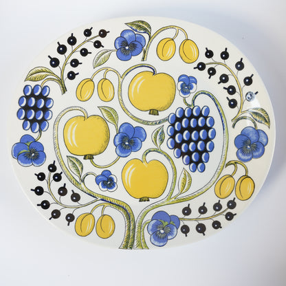 希少【ヴィオラロゴ】 ARABIA（アラビア）パラティッシ 特大オーバルプレート36cm - 3