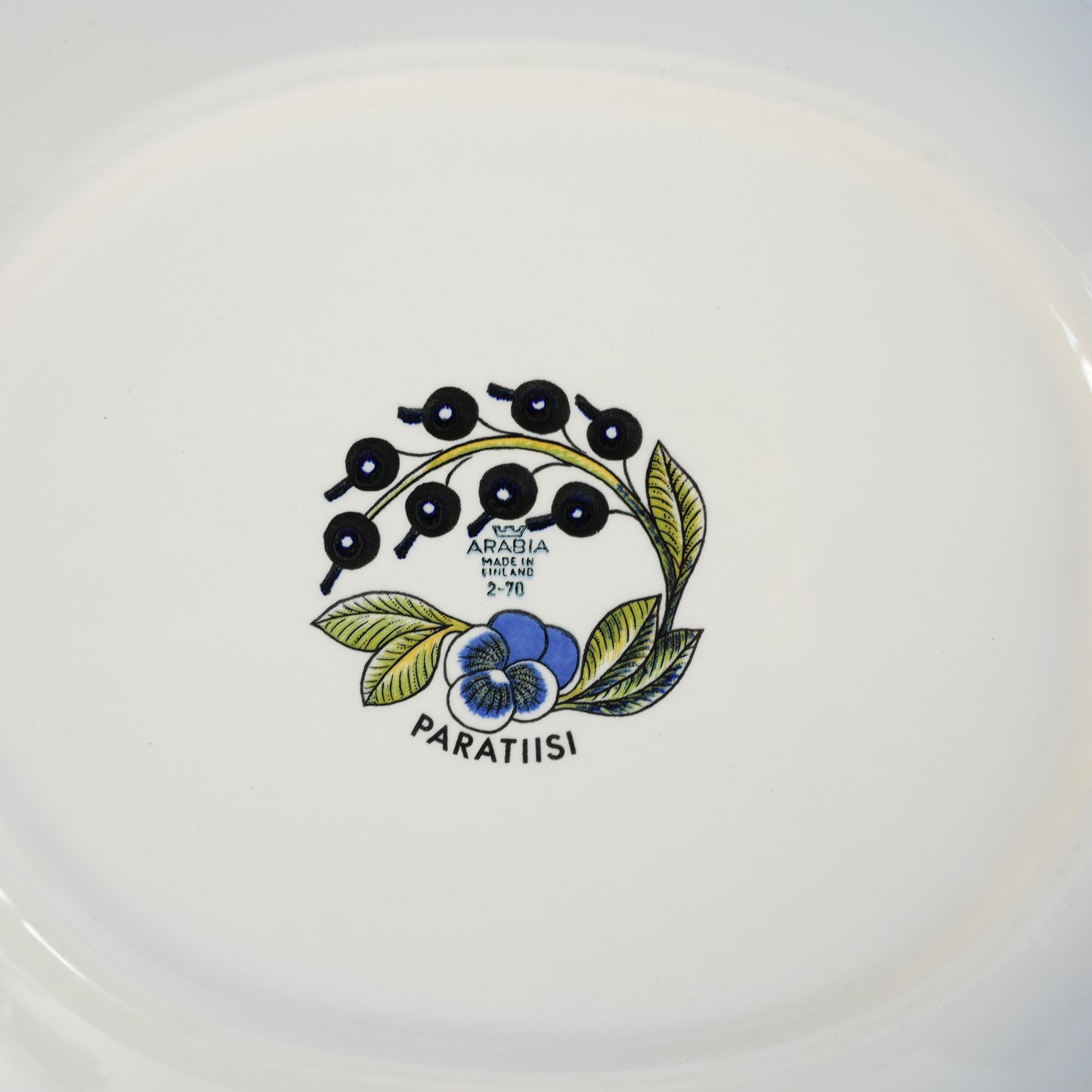 希少【ヴィオラロゴ】 ARABIA（アラビア）パラティッシ 特大オーバルプレート36cm - 5