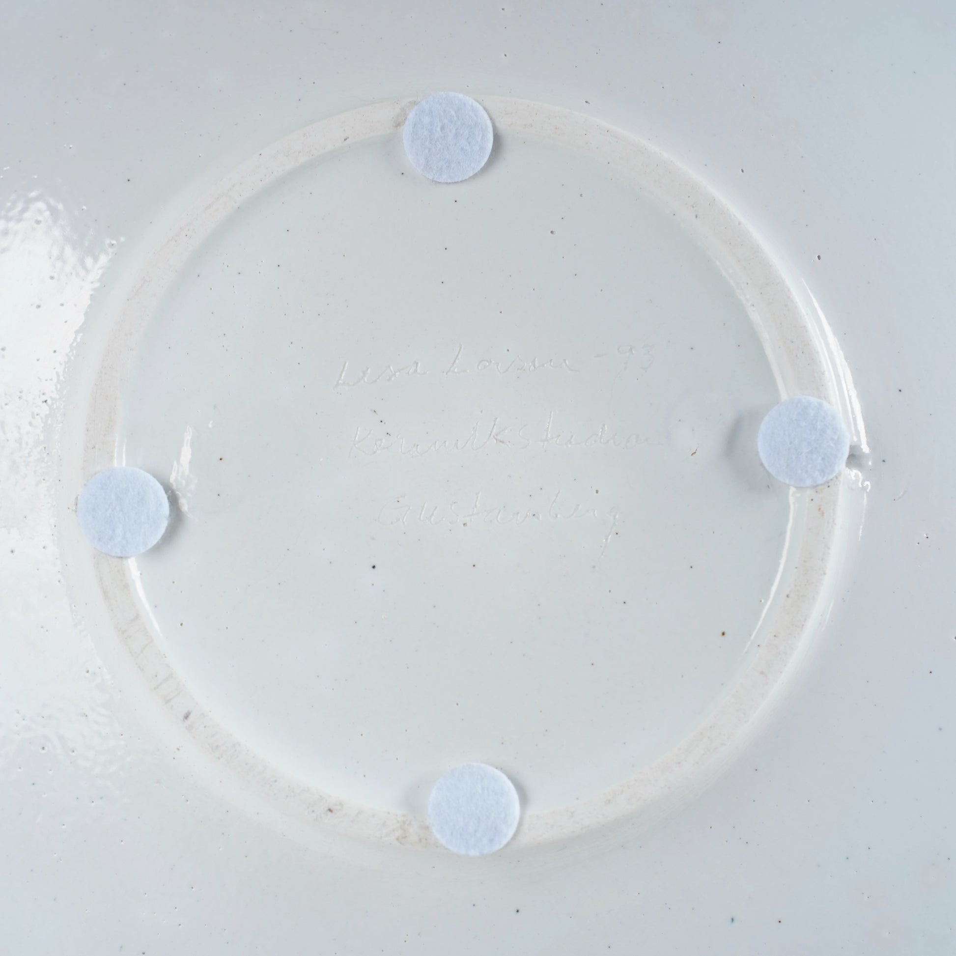 傑作 ユニークピース リサ・ラーソン 大きなワスレナグサの飾り皿 大皿 - 9