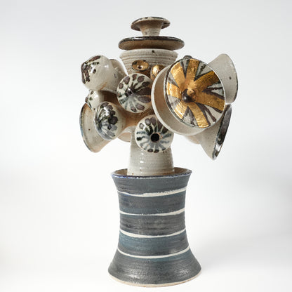 リサ・ラーソン グスタフスベリ Gスタジオ 陶器オブジェ 生命の樹意匠 高さ33cm 完品 - Lisa Larson - 北欧食器タックショミュッケ