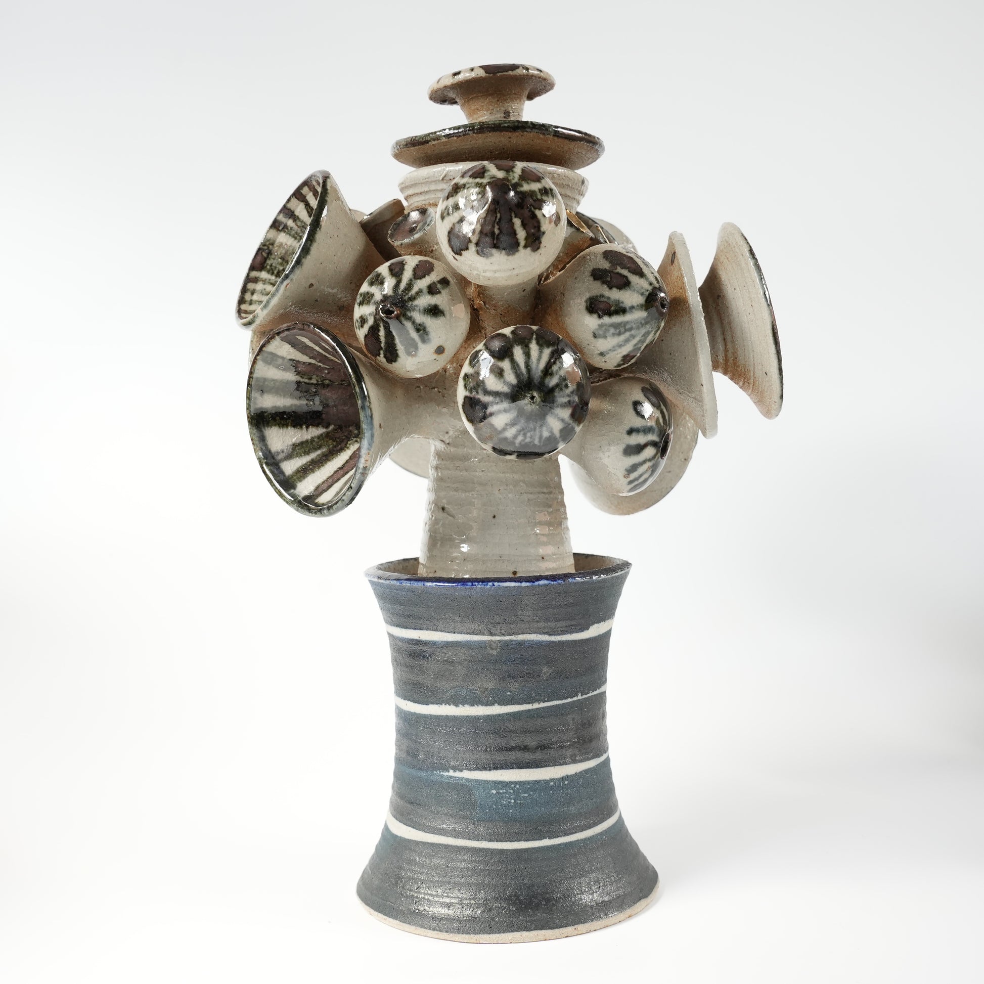 リサ・ラーソン グスタフスベリ Gスタジオ 陶器オブジェ 生命の樹意匠 高さ33cm 完品 - ディテール 4