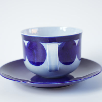 希少 リサ・ラーソン（Lisa Larson）1996年製 Kスタジオ 直筆サイン ハンドペイントカップ - 側面