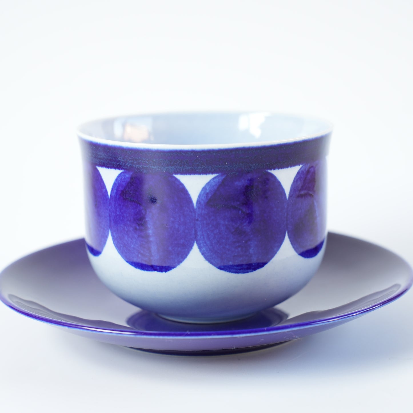 希少 リサ・ラーソン（Lisa Larson）1996年製 Kスタジオ 直筆サイン ハンドペイントカップ - ディテール 3