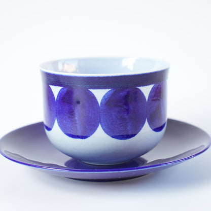 希少 リサ・ラーソン（Lisa Larson）1996年製 Kスタジオ 直筆サイン ハンドペイントカップ - ディテール 3