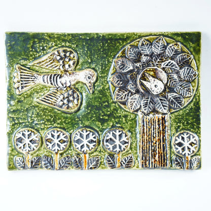 希少 リサ・ラーソン（Lisa Larson）鳥の陶板