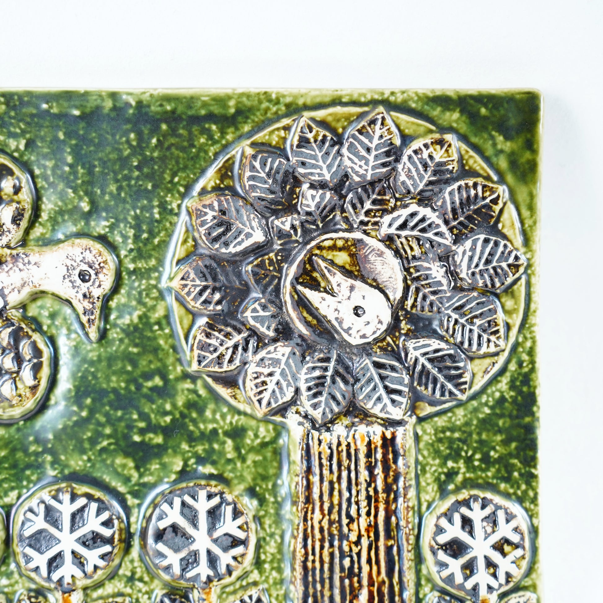 希少 リサ・ラーソン（Lisa Larson）鳥の陶板 - 3