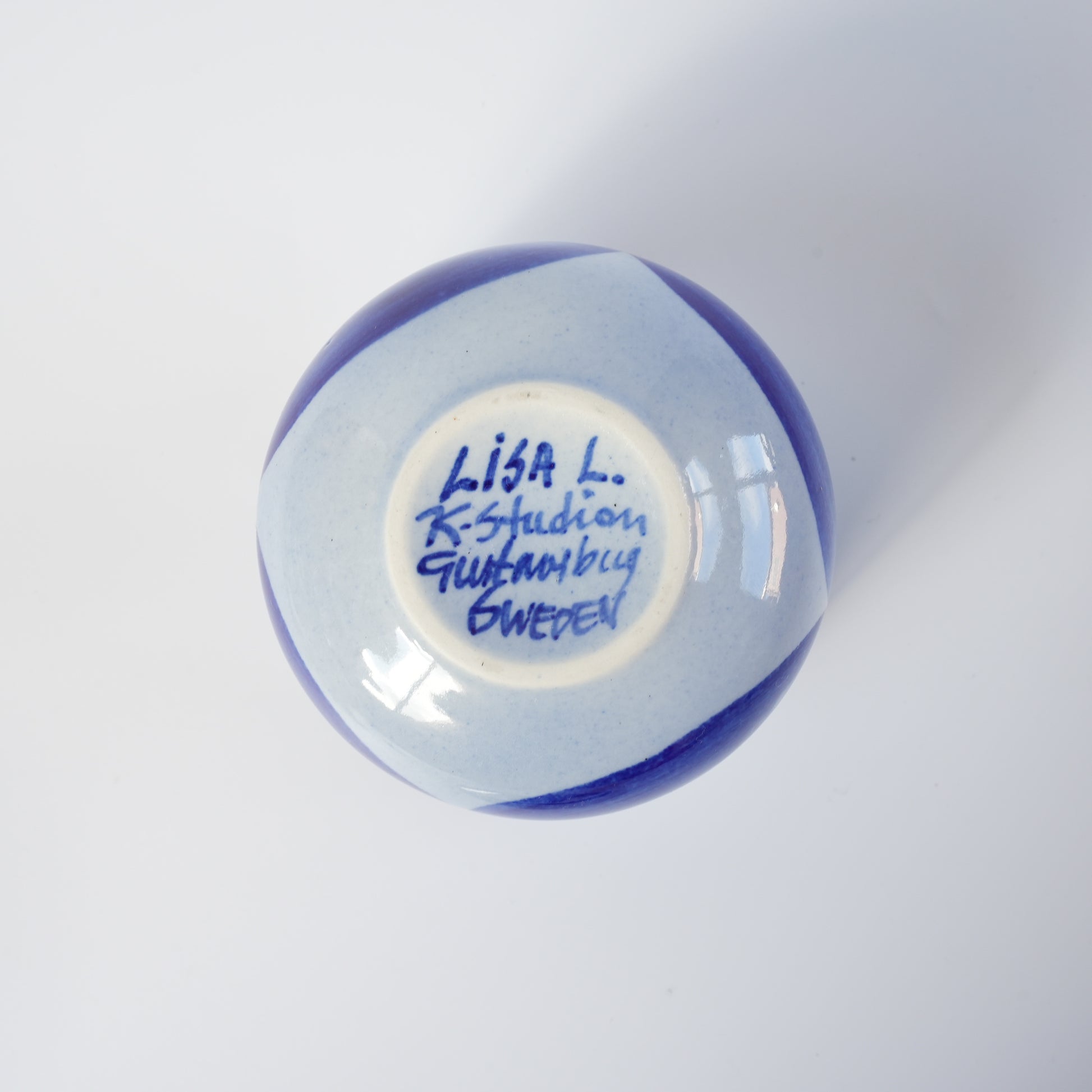 希少 リサ・ラーソン（Lisa Larson）直筆のスタジオ作品シュガーボウル - ディテール 9