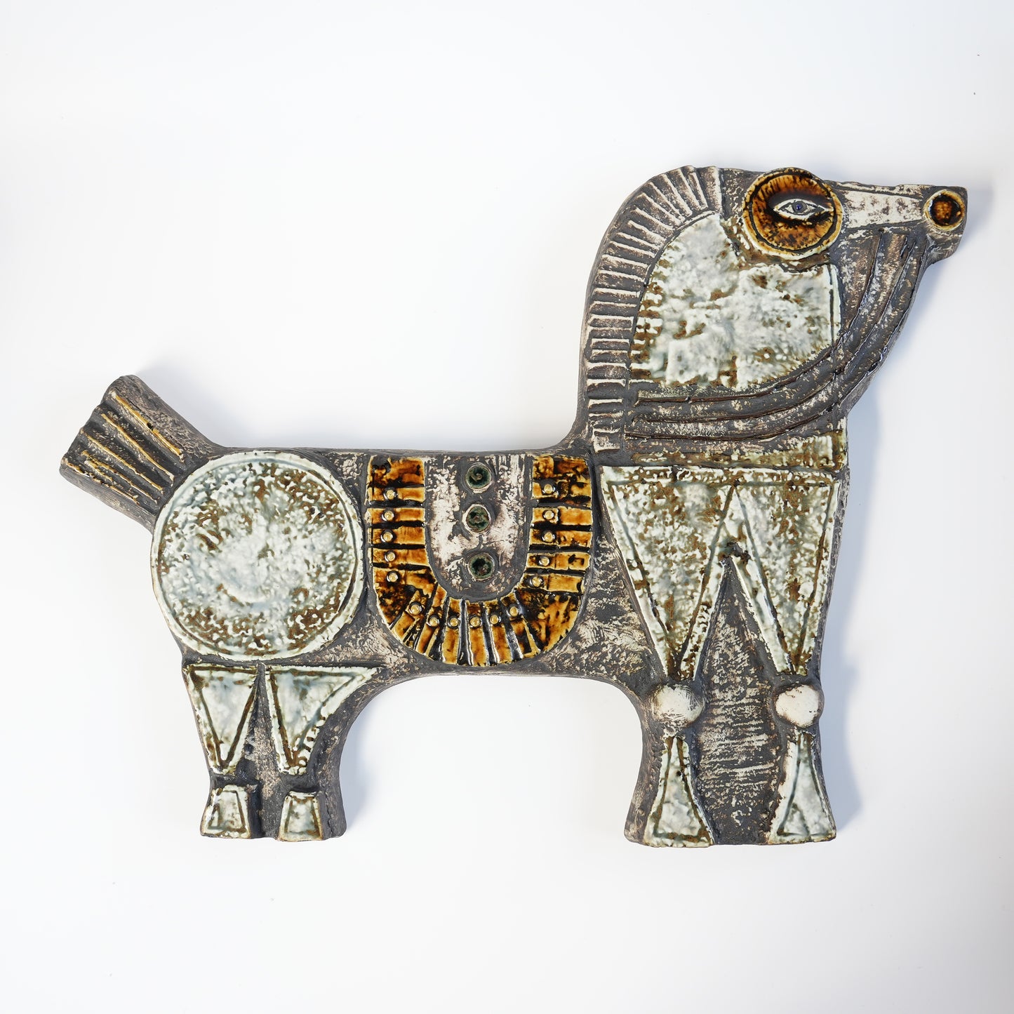 希少 150点限定 リサ・ラーソン（Lisa Larson）馬の陶板（Häst）