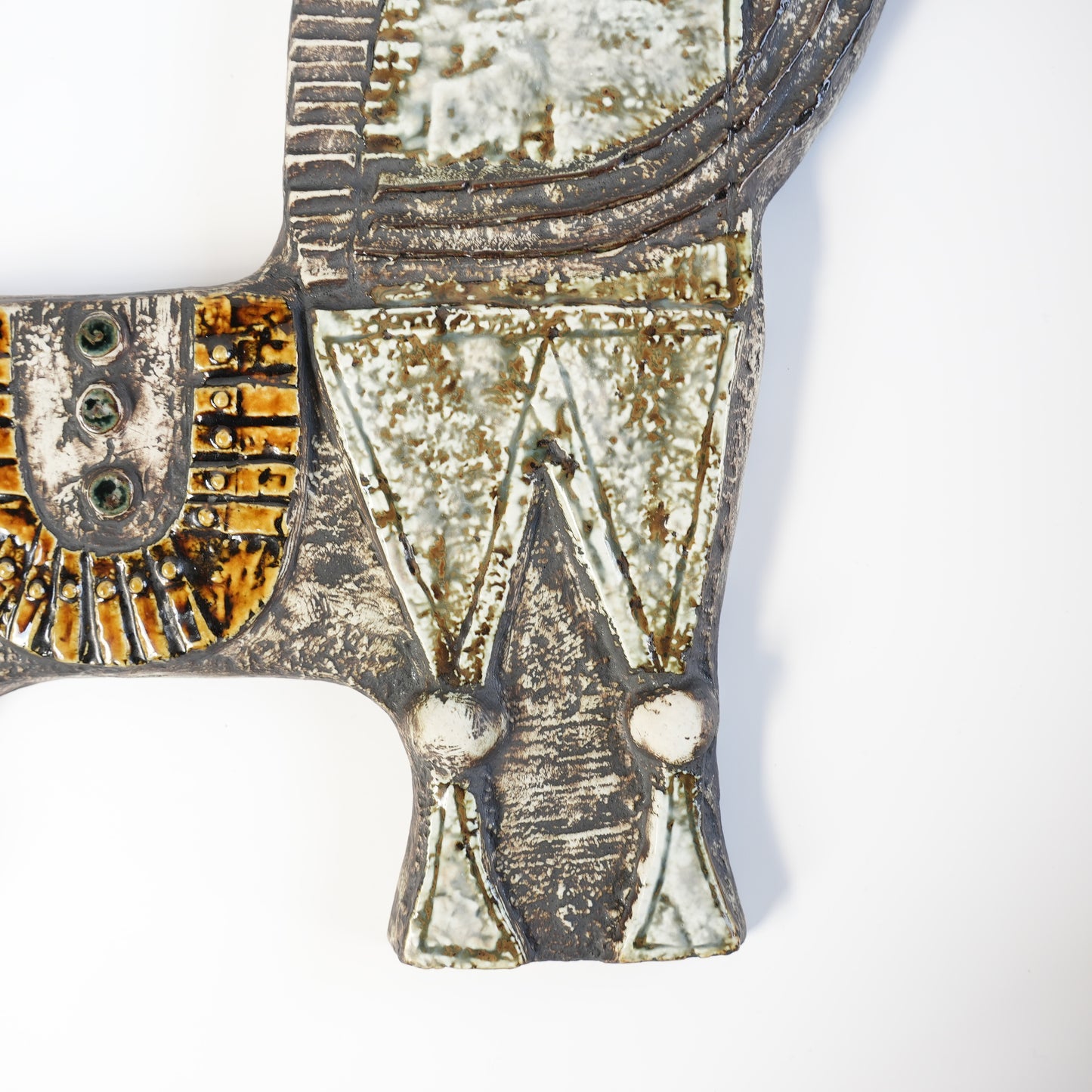 希少 150点限定 リサ・ラーソン（Lisa Larson）馬の陶板（Häst） - 3