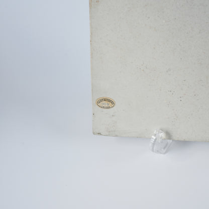 希少 ユニークピース グスタフスベリ リサ・ラーソン 白いひまわり（Solros）の陶板 - 6