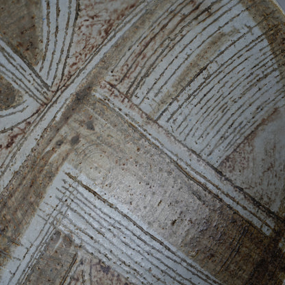 リサ・ラーソン初期のユニークピース 飾り皿 交差する大地の大皿 - ディテール 6