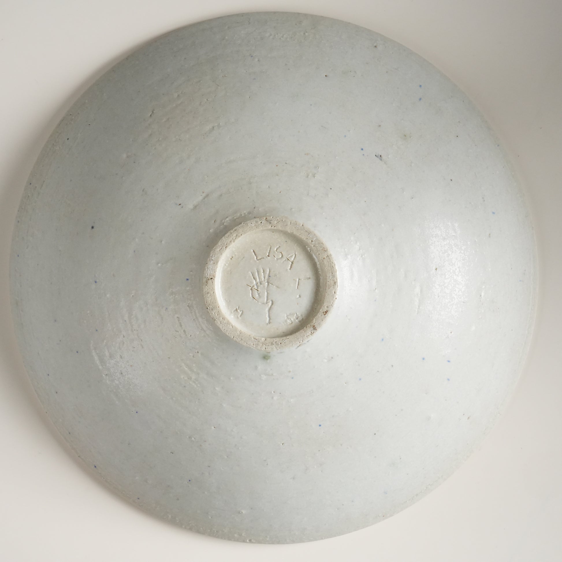 リサ・ラーソン初期のユニークピース 飾り皿 交差する大地の大皿 - ディテール 8