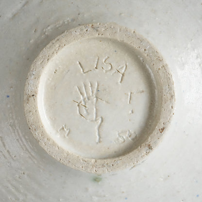 リサ・ラーソン初期のユニークピース 飾り皿 交差する大地の大皿 - ディテール 10