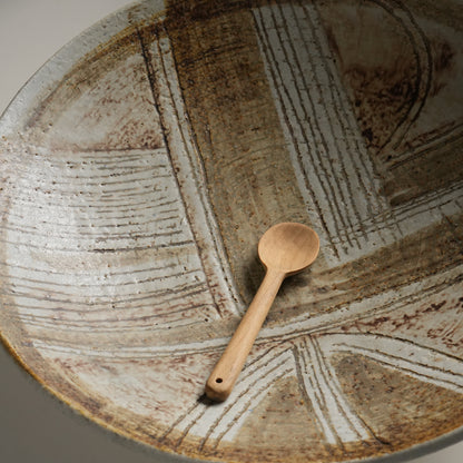 リサ・ラーソン初期のユニークピース 飾り皿 交差する大地の大皿 コンディション詳細