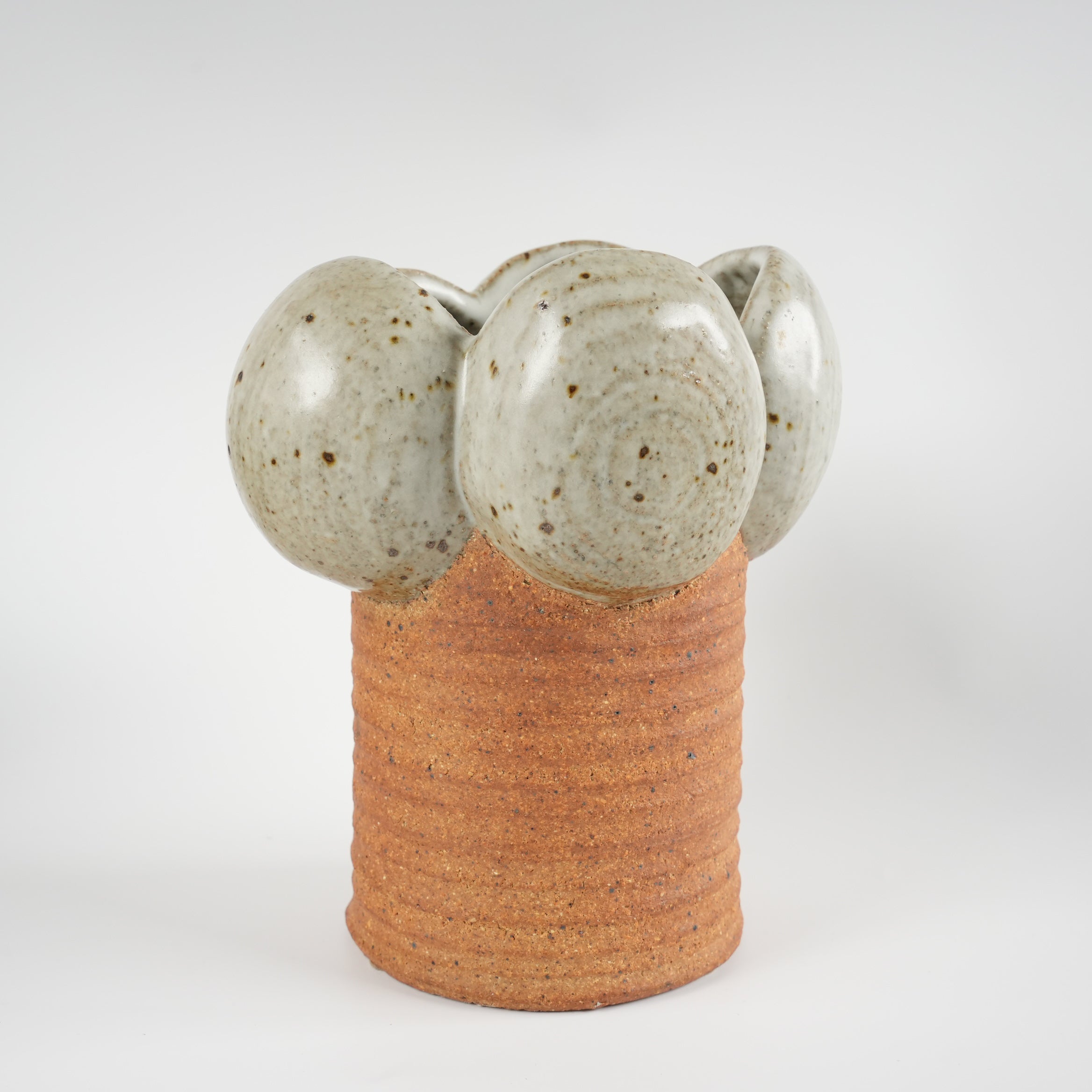 リサ・ラーソン ユニークピース 花弁とシャモットのフラワーベース