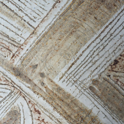 リサ・ラーソン初期のユニークピース 飾り皿 交差する大地の大皿 - ディテール 5