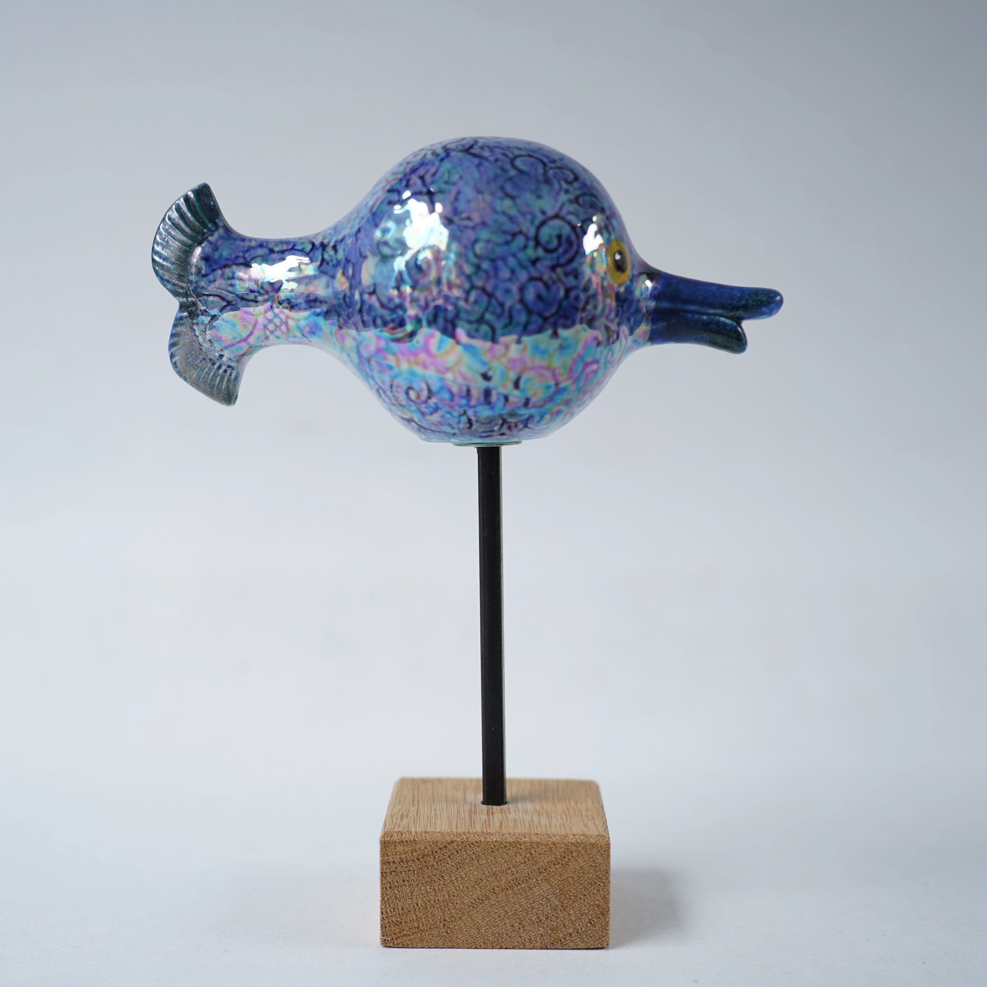 希少 リサ・ラーソン（Lisa Larson）オーシャンシリーズ 魚のオブジェ 1 - 2