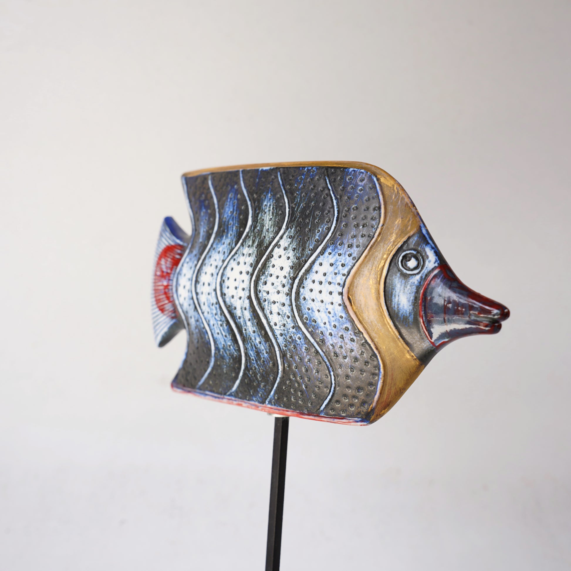 希少 リサ・ラーソン（Lisa Larson）オーシャンシリーズ 魚のオブジェ 3 - 8