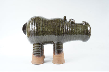 希少な一点もの リサ・ラーソン（Lisa Larson）ユニークピース 大きなカバ - 13