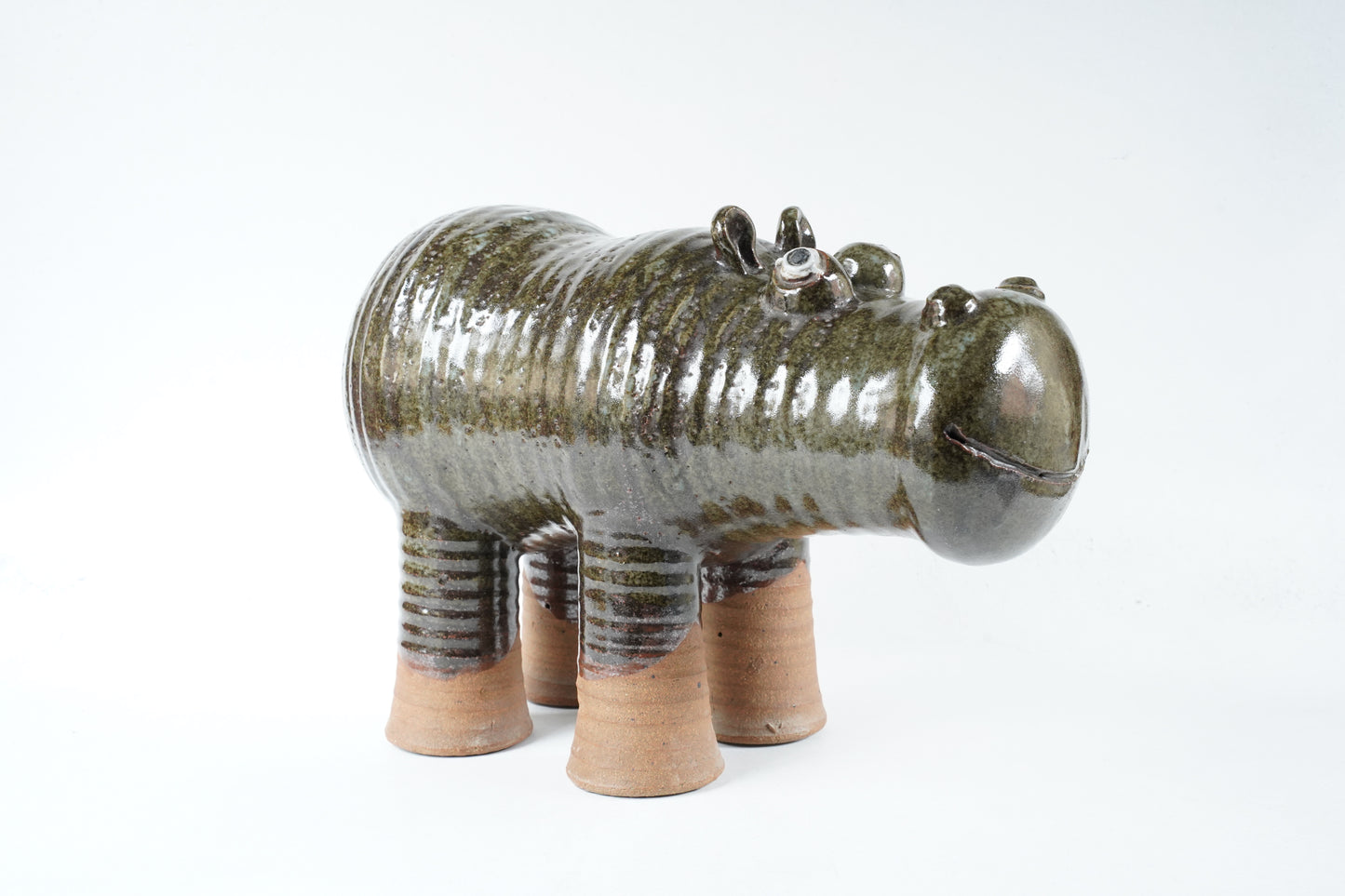 希少な一点もの リサ・ラーソン（Lisa Larson）ユニークピース 大きなカバ - 14