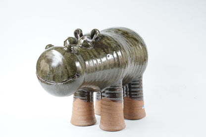 希少な一点もの リサ・ラーソン（Lisa Larson）ユニークピース 大きなカバ - 5