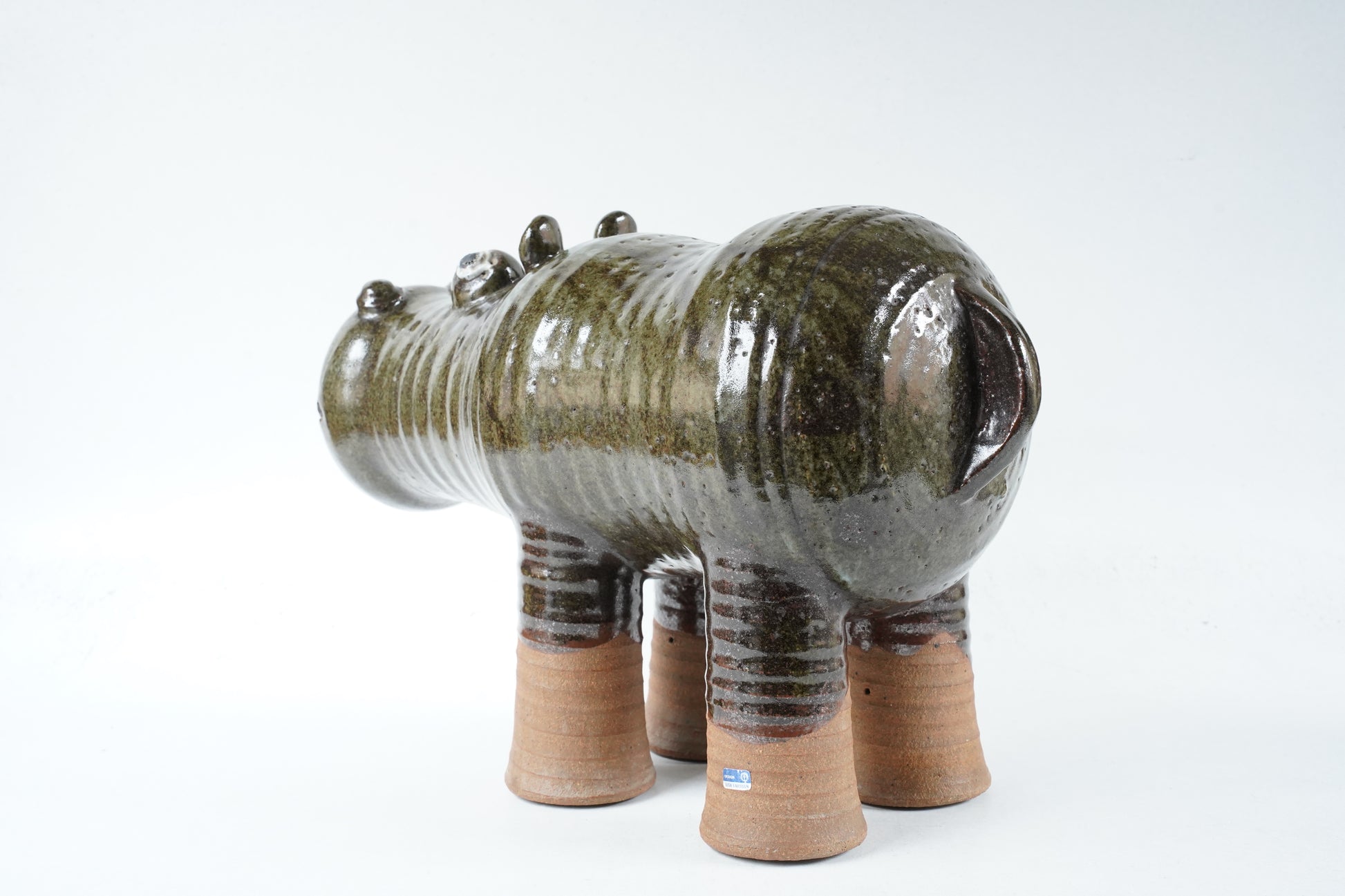 希少な一点もの リサ・ラーソン（Lisa Larson）ユニークピース 大きなカバ - 8